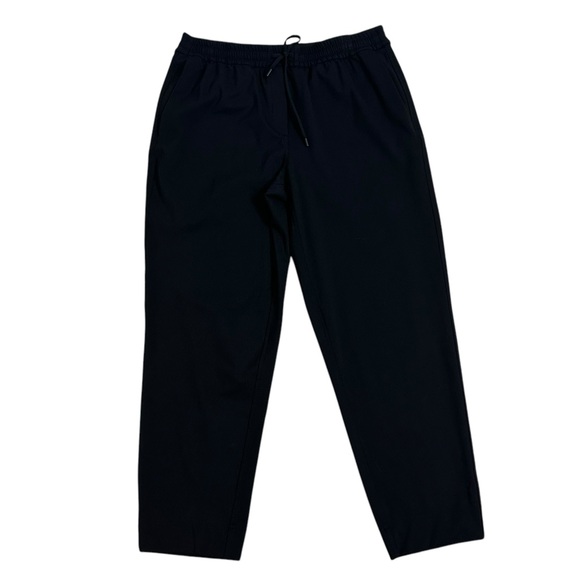 Lululemon Tapered Leg Pant Black Luxtreme 7/8 Cropped Lounge Women’s Size Medium - Picture 3 of 8